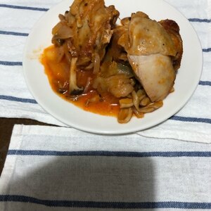 簡単おいしい！チキントマト煮